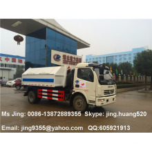 Chine Dongfeng vente de camion à ordures à petite croix 5m3 au Myanmar